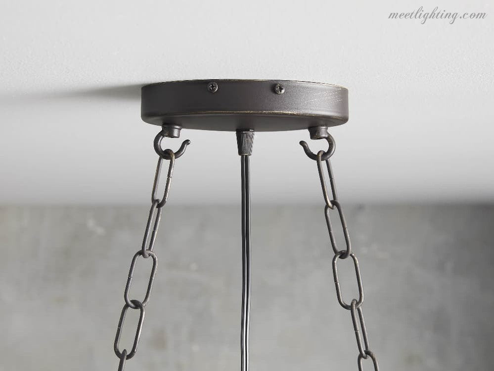 Aubrey Rectangular Chandelier-MEET LIGHTING