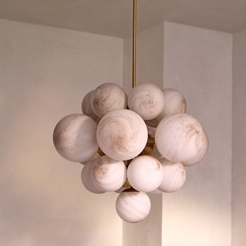 Aurelia Alabaster Cluster Chandelier by Meetlighting