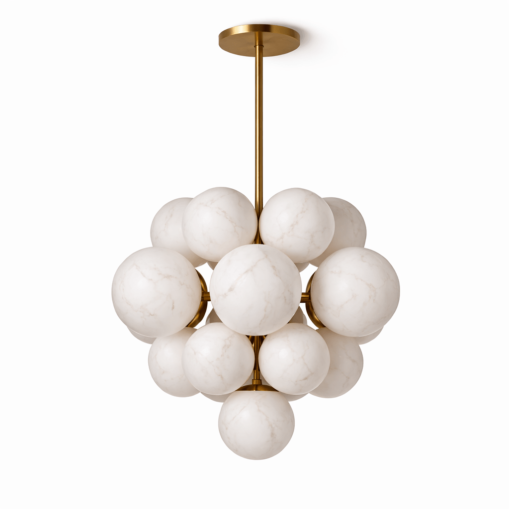 Aurelia Alabaster Cluster Chandelier by Meetlighting