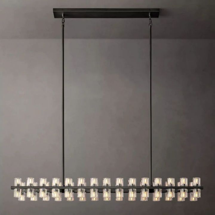 Arcachon Rectangular Chandelier 54"