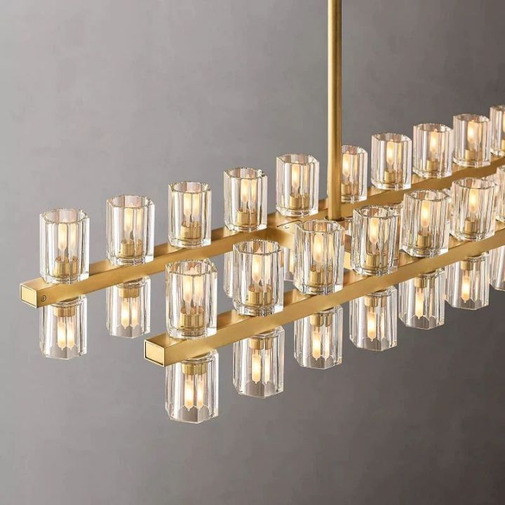 Arcachon Rectangular Chandelier 54"
