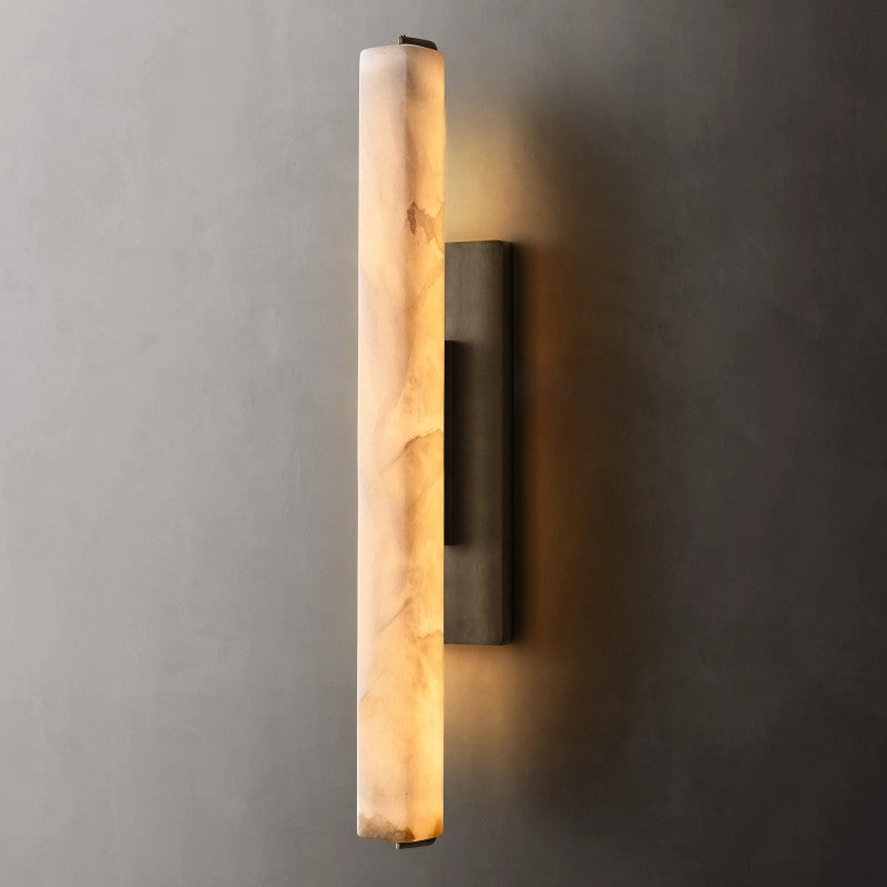 Audon Alabaster Single Sconce