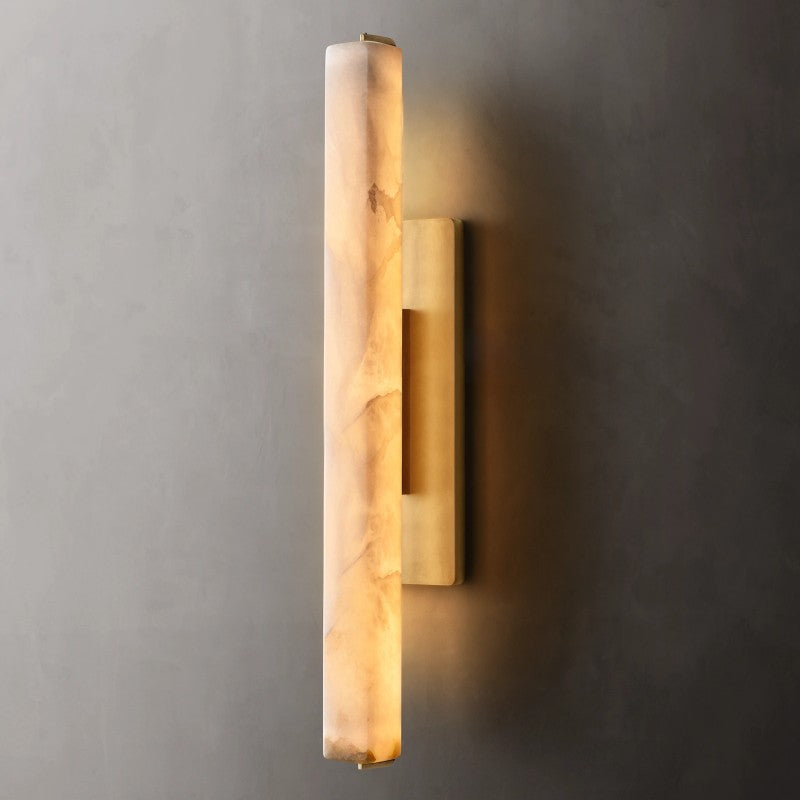Audon Alabaster Single Sconce