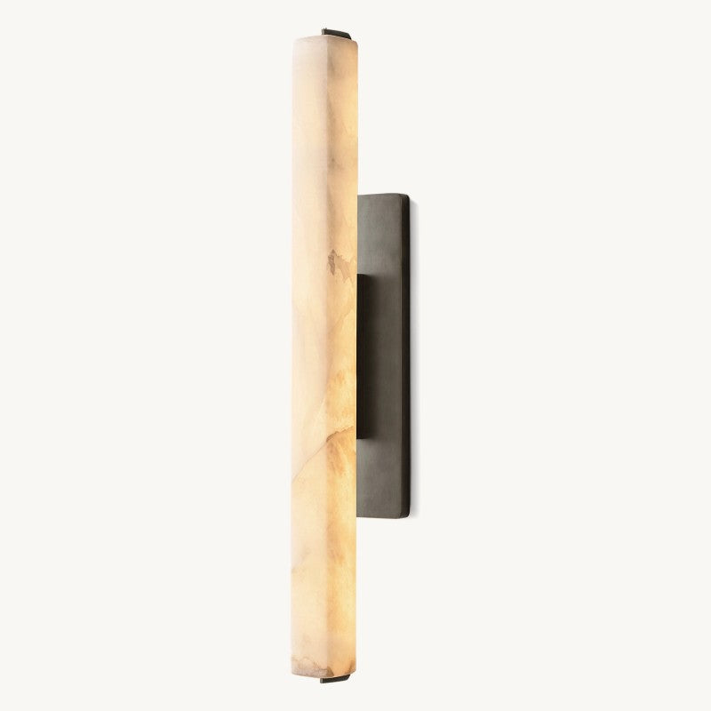 Audon Alabaster Single Sconce