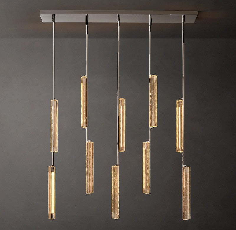 Audon Linear Chandelier 54"-MEET LIGHTING