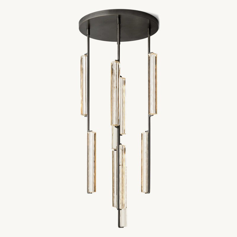 Audon Round Chandelier 24"-MEET LIGHTING