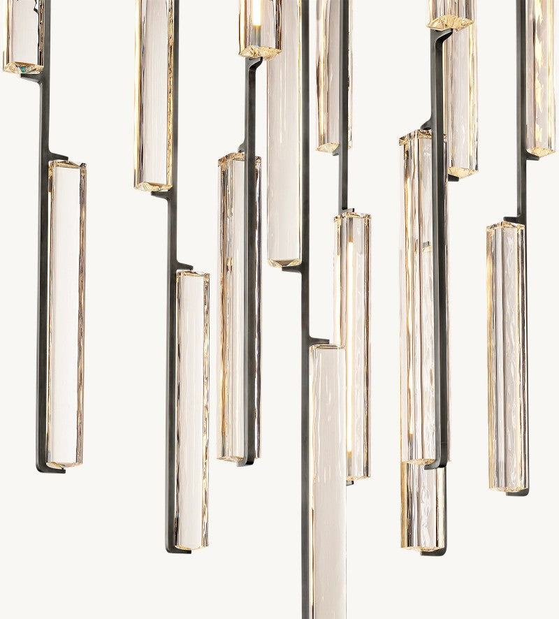 Audon Round Chandelier 40"-MEET LIGHTING