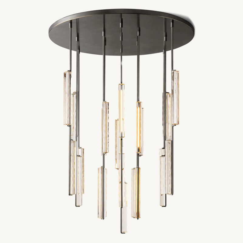 Audon Round Chandelier 56"-MEET LIGHTING