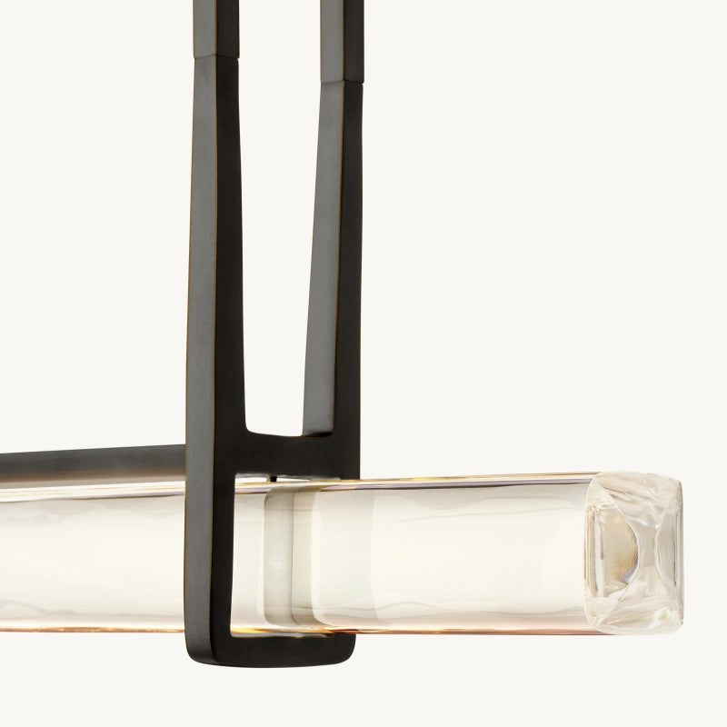 Audon Single Bar Linear Chandelier 60"-MEET LIGHTING