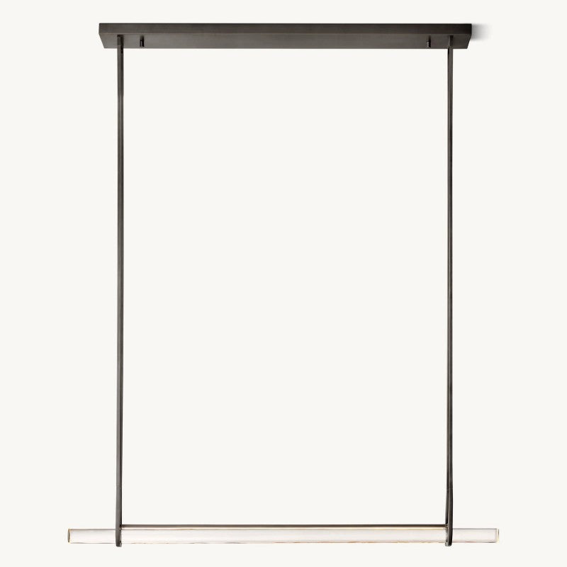 Audon Single Bar Linear Chandelier 60"-MEET LIGHTING