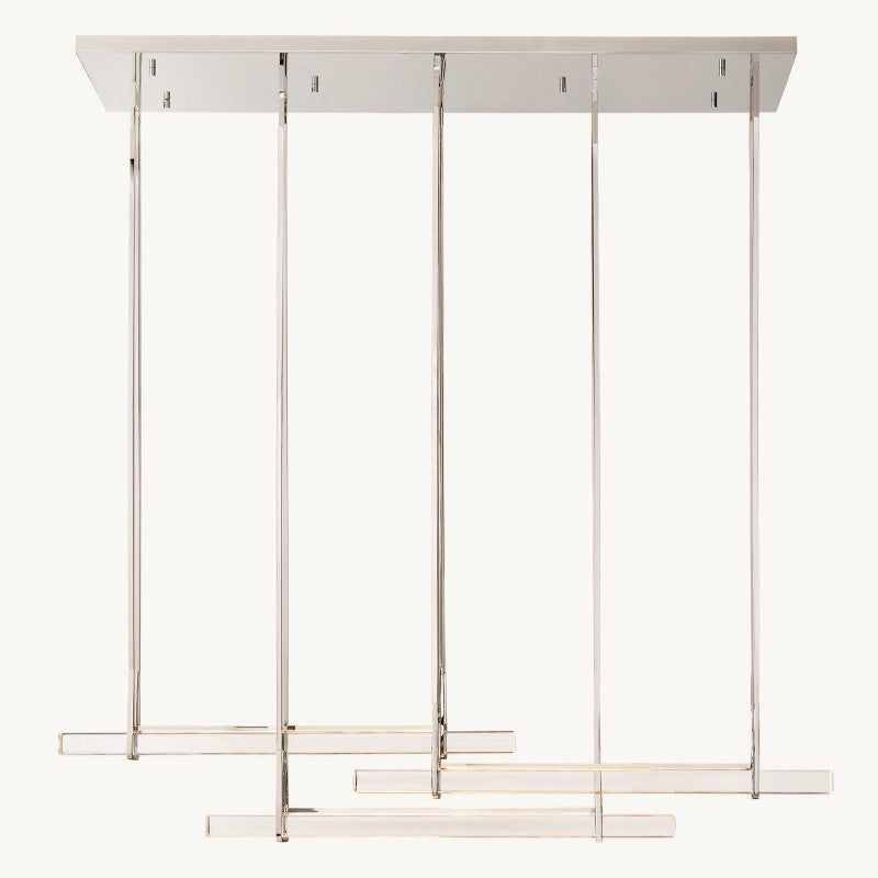 Audon Triple Bar Linear Chandelier-MEET LIGHTING