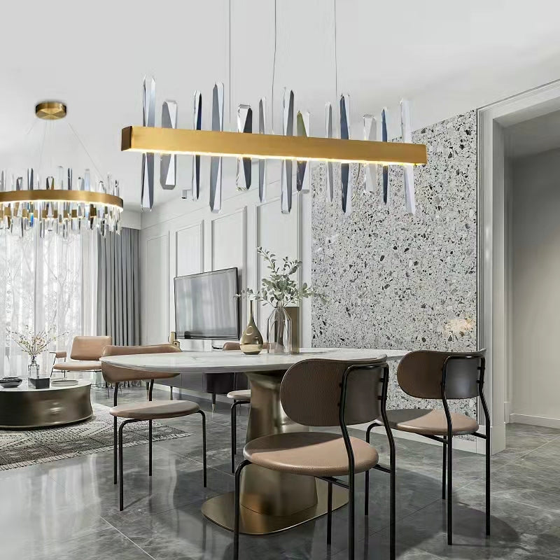 Crystal Chandelier For Dining Room Unique Style Crystal Pendant Light-MEET LIGHTING