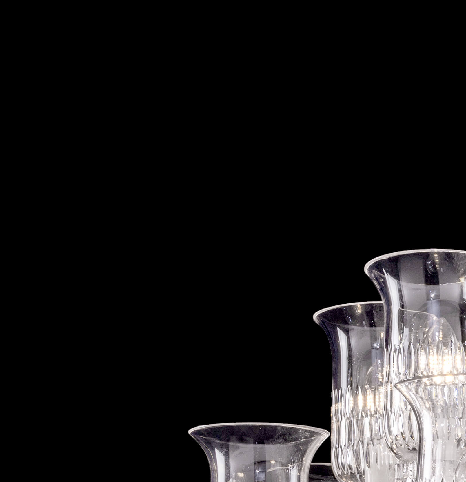Baccarat Crystal Cups Chandelier For Living Room-MEET LIGHTING