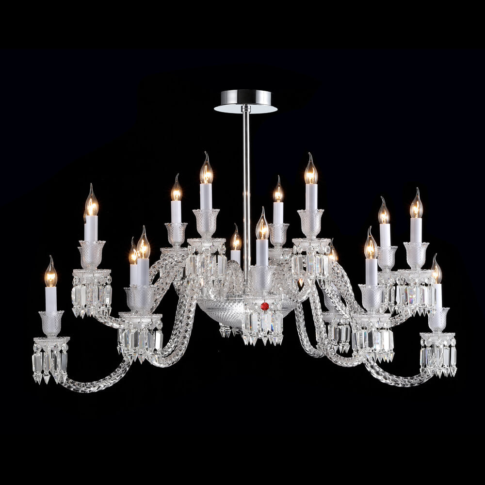 Baccarat Luxury Ellipse Crystal Chandelier-MEET LIGHTING