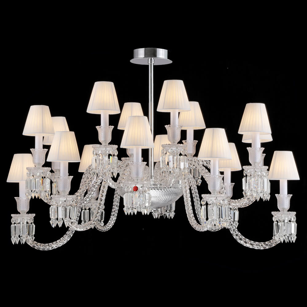 Baccarat Luxury Ellipse Crystal Chandelier-MEET LIGHTING