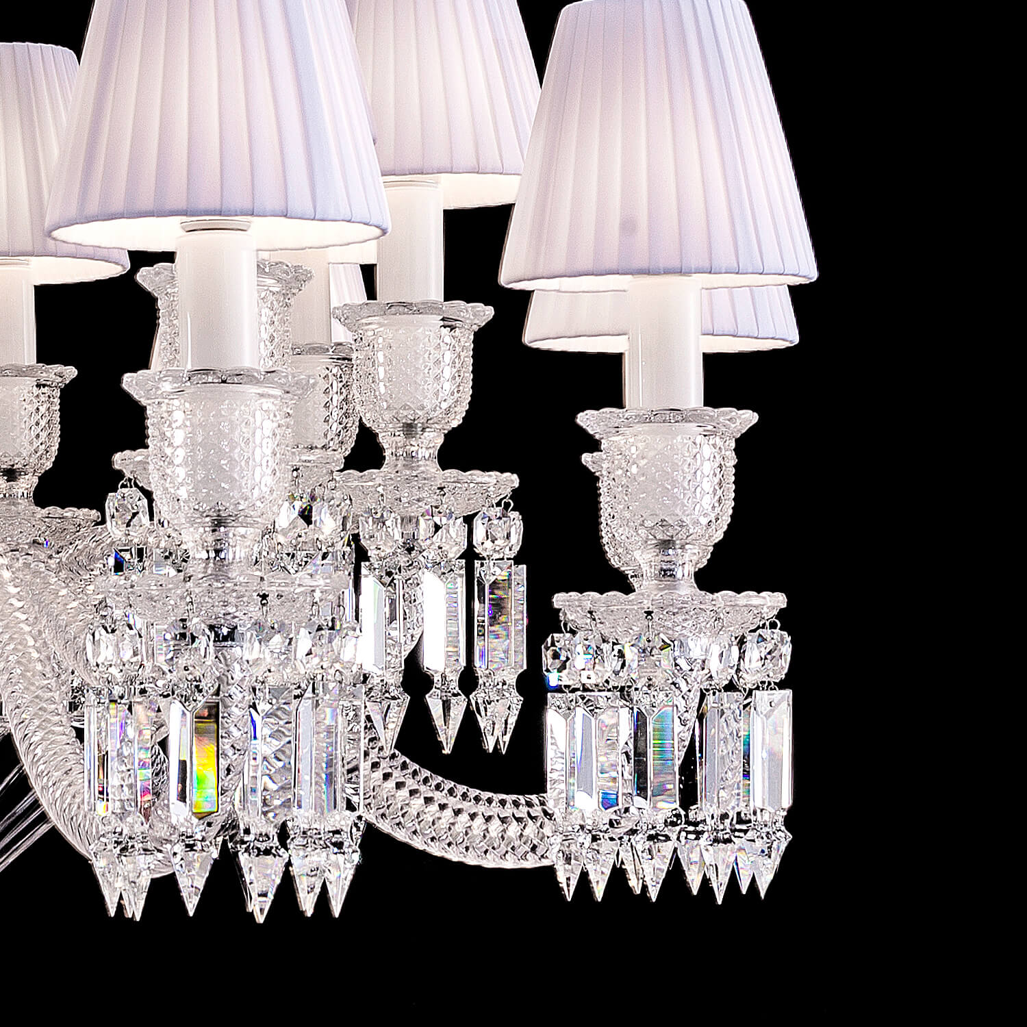 Baccarat short Zenith Crystal Chandelier-MEET LIGHTING