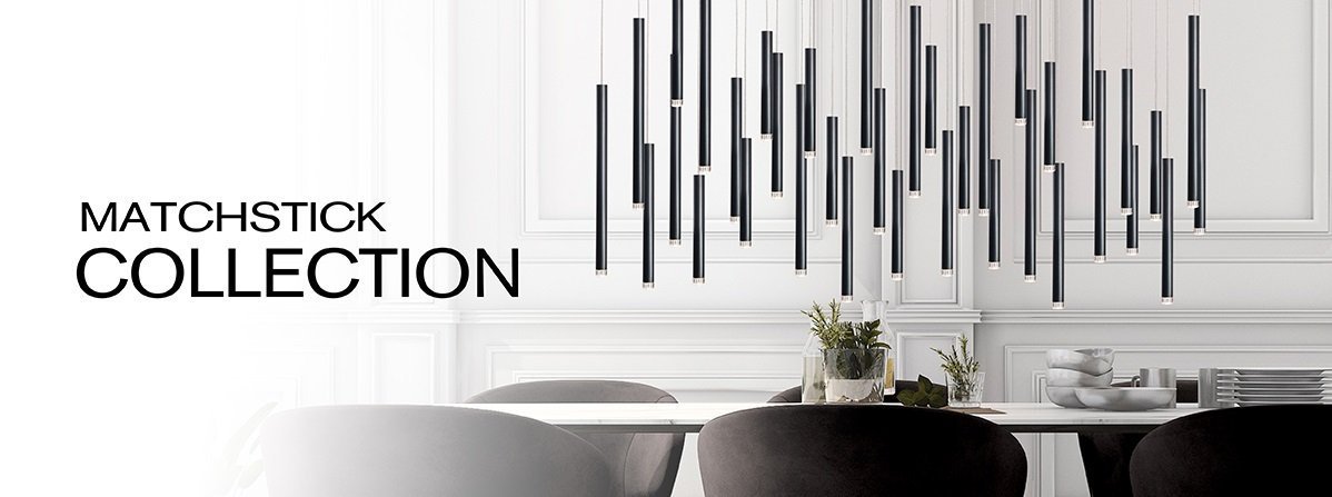 Bellini Round Metal Tubular Pendant Light Chandelier-MEET LIGHTING