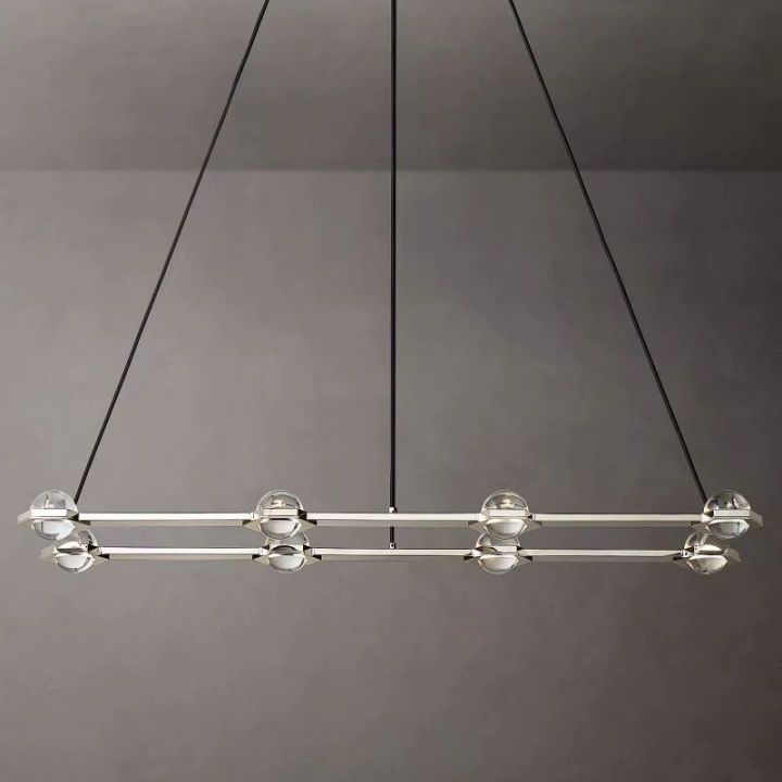 Eclatant Rectangular Chandelier 54"