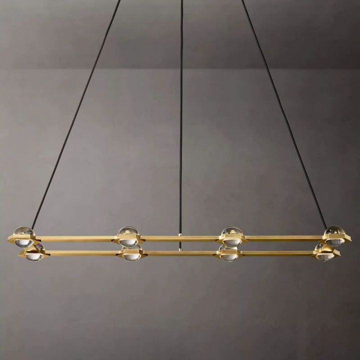 Eclatant Rectangular Chandelier 54"