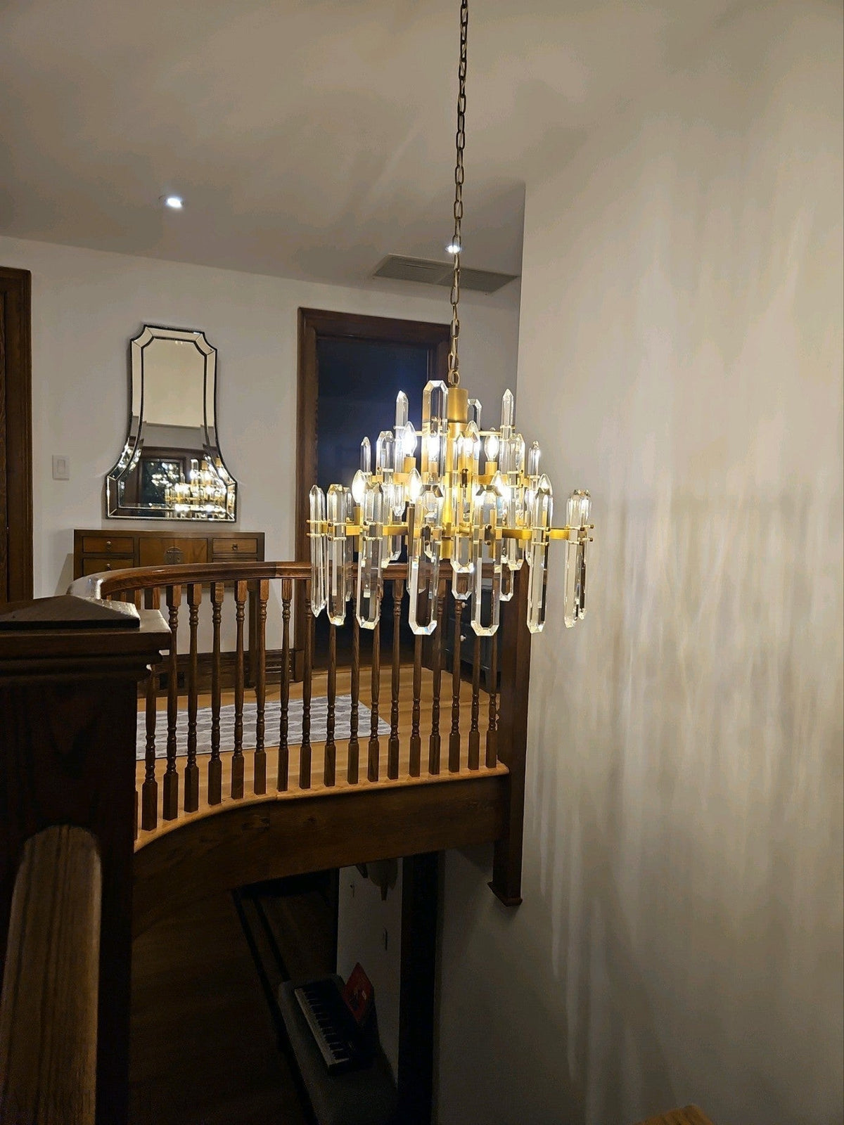 Bonnington Rectangular chandelier 54” 72"-MeetLighting