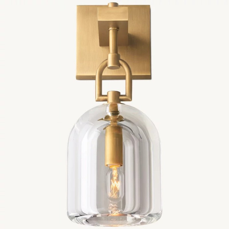 Botanist Bell Crystal Wall Sconce