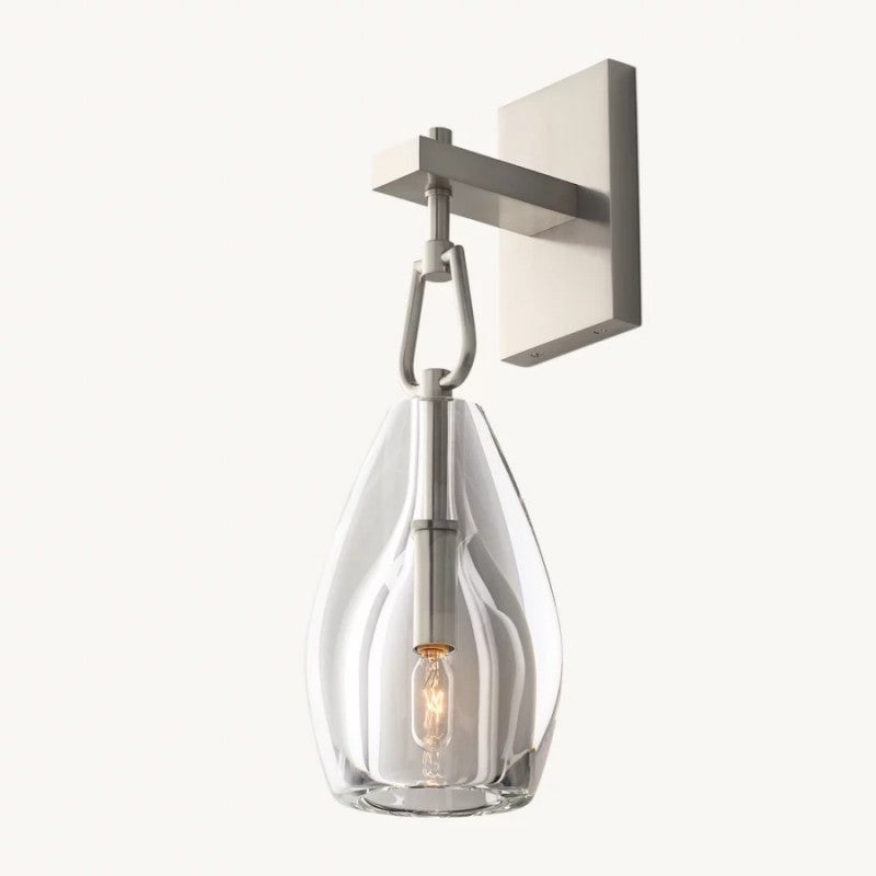 Botanist Flute Crystal Wall Sconce