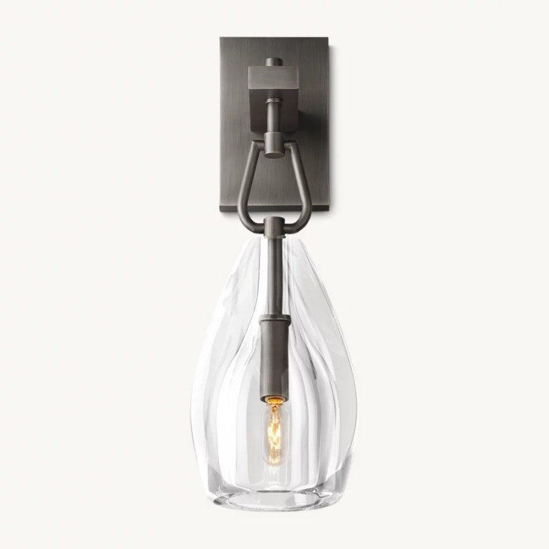 Botanist Flute Crystal Wall Sconce