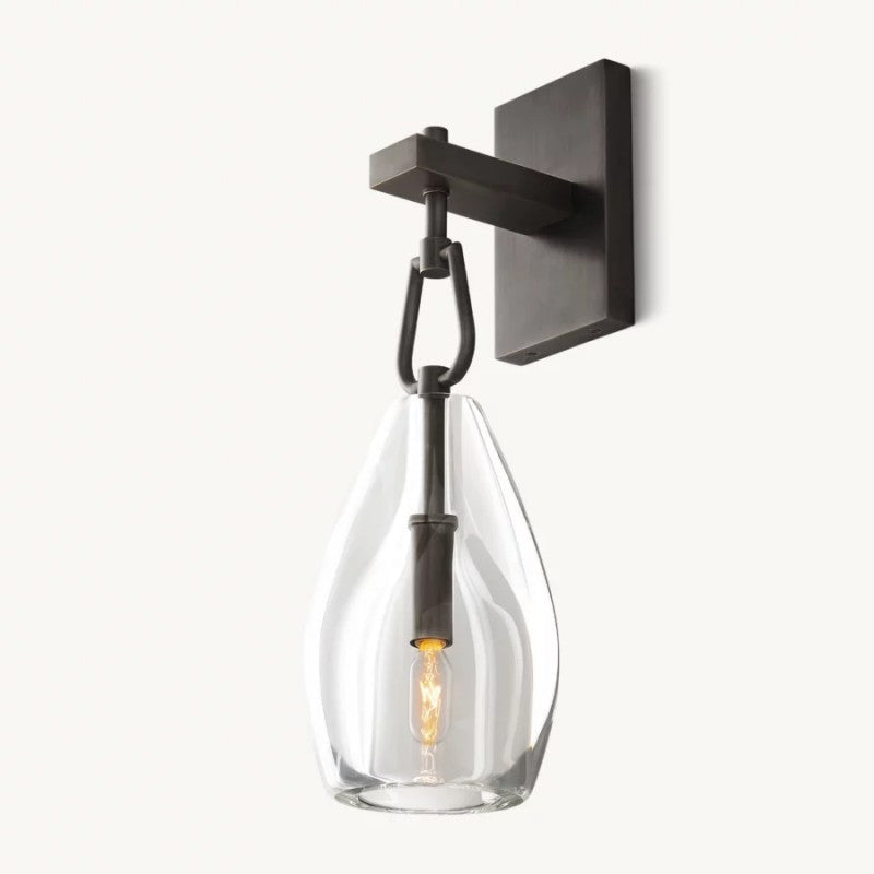 Botanist Flute Crystal Wall Sconce