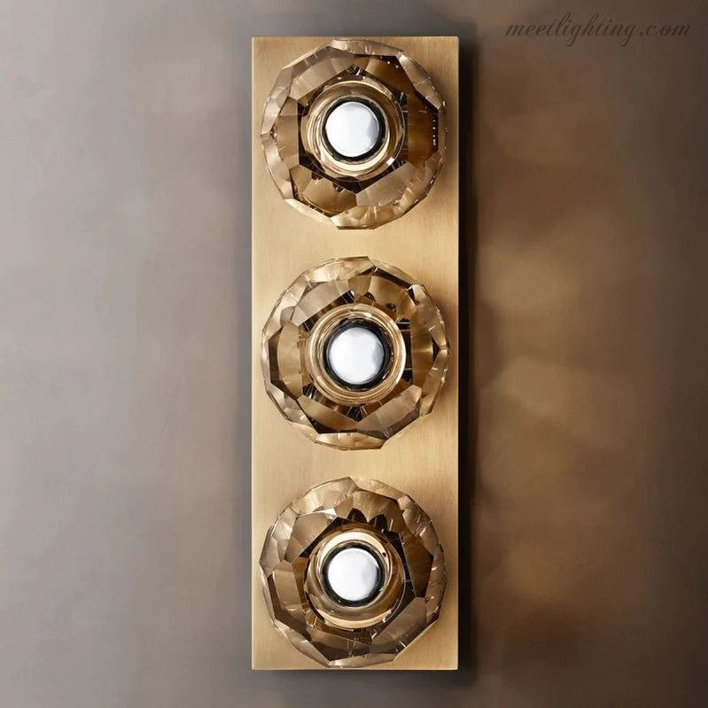 Boule Glass Linear Short Wall Sconce-Meet Lighting