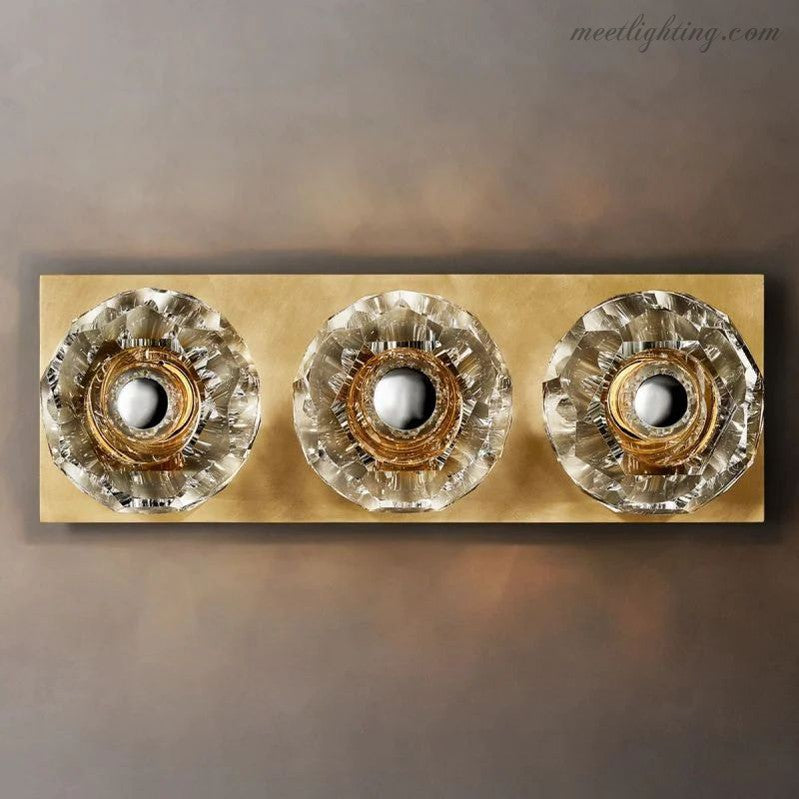 Boule Glass Linear Short Wall Sconce-Meet Lighting
