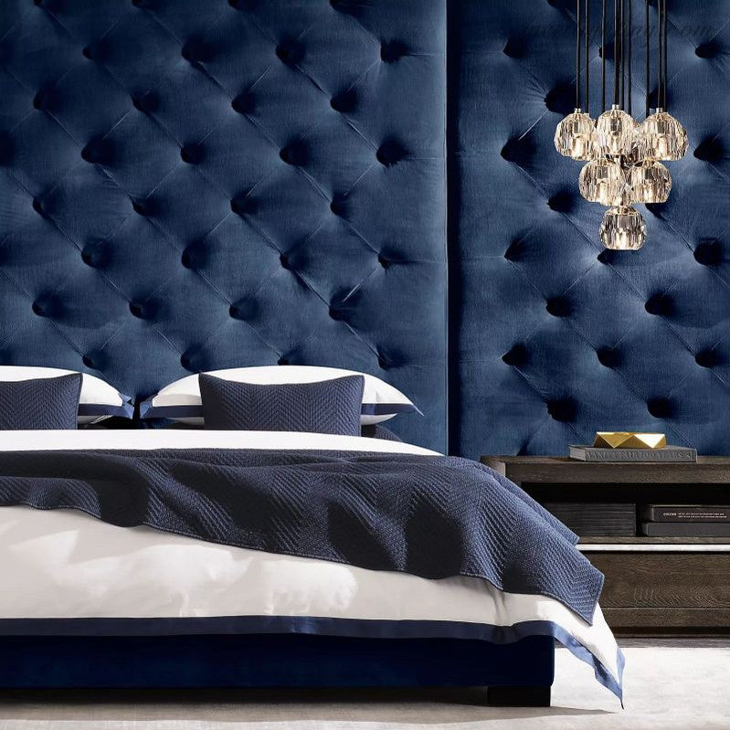 Boule Glass Round Cluster Chandelier 14"-MEET LIGHTING