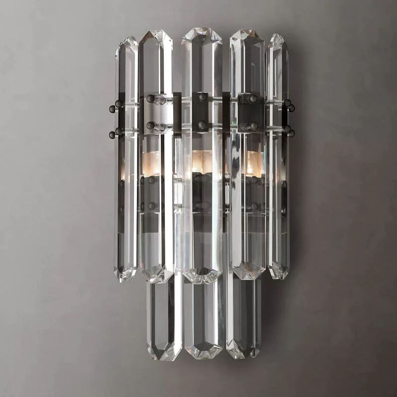 Bonning Prism Crystal 2-Tier Wall Sconce