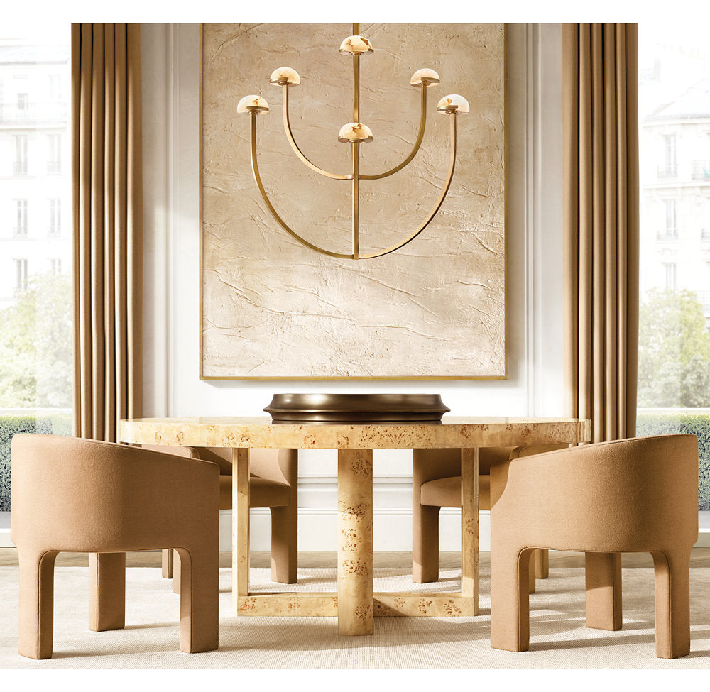 PEDRA ROUND CHANDELIER 32"