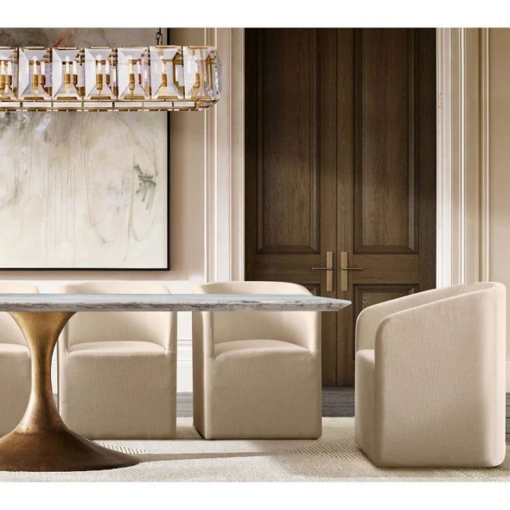 Harlow Crystal Rectangular Chandelier 42"