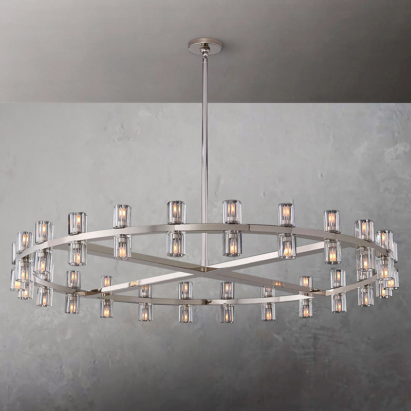 Arcachon Crystal Round Chandelier 48"-MEET LIGHTING