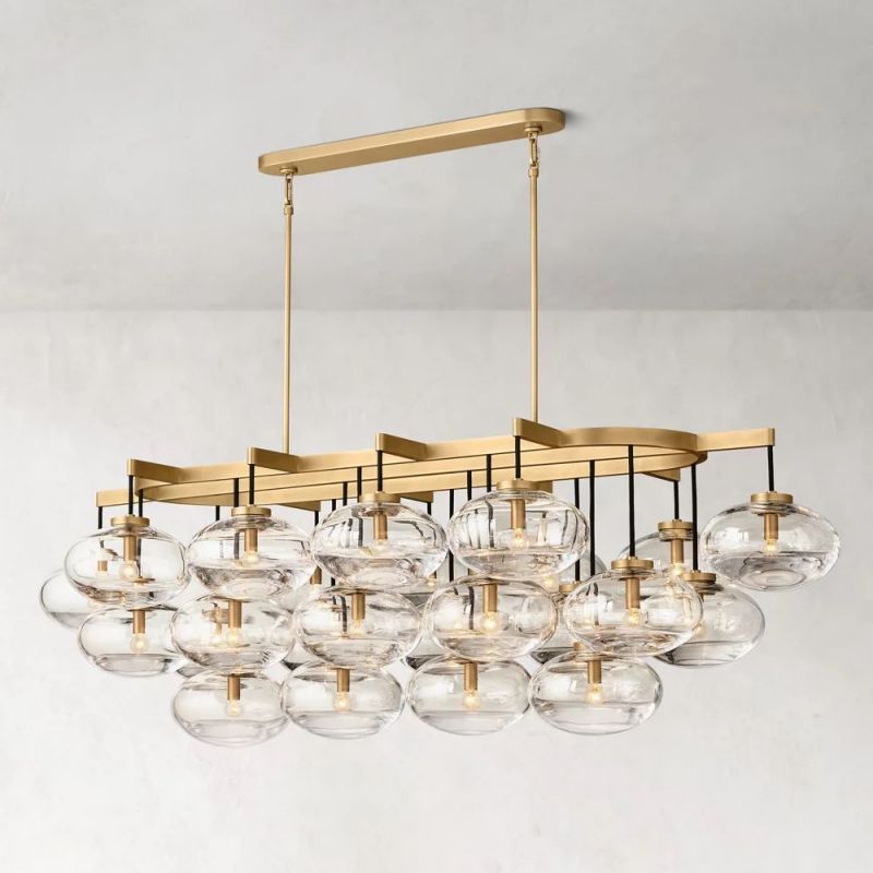 Cabrette Linear Chandelier 72"-MEET LIGHTING