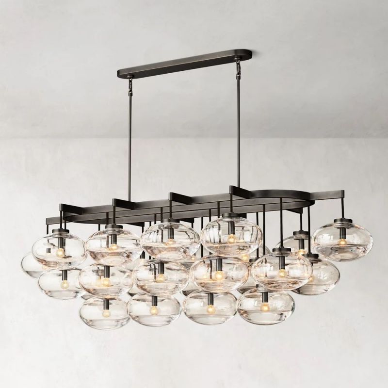 Cabrette Linear Chandelier 72"-MEET LIGHTING