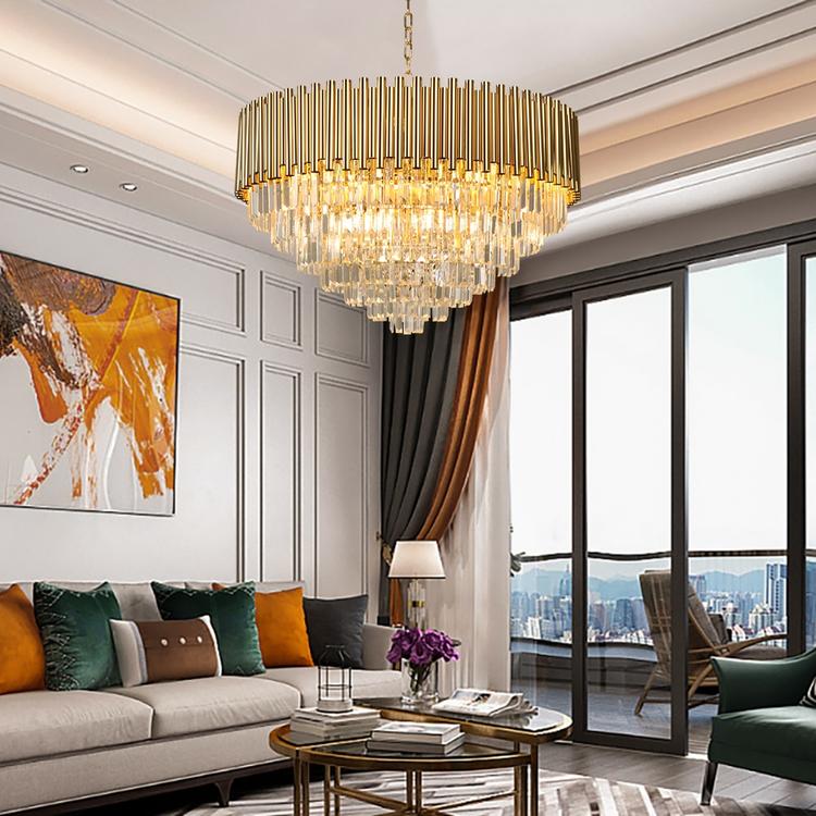 Callistenes Clear Crystal Chandelier-MEET LIGHTING