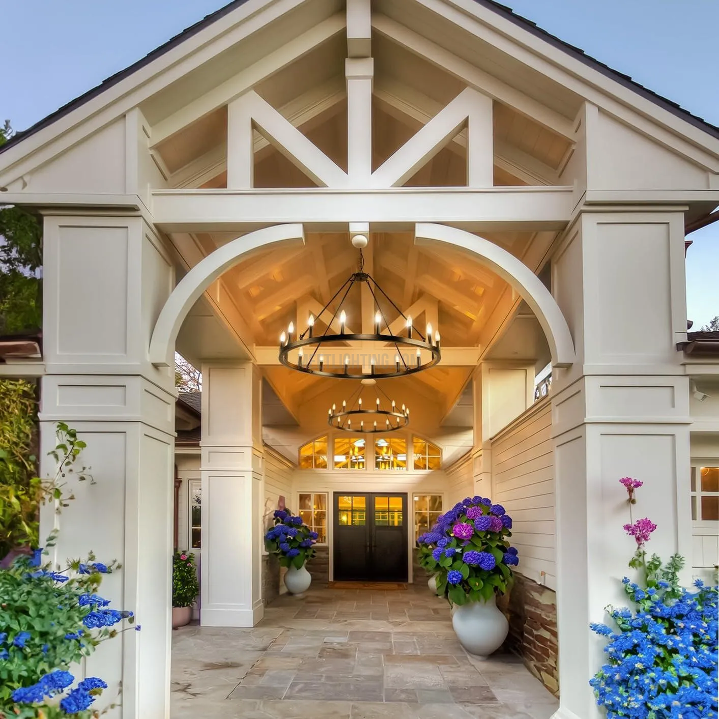 Camino Vintage Candelabra Round Chandelier 73" 63" 50" 38" 26"-MEET LIGHTING