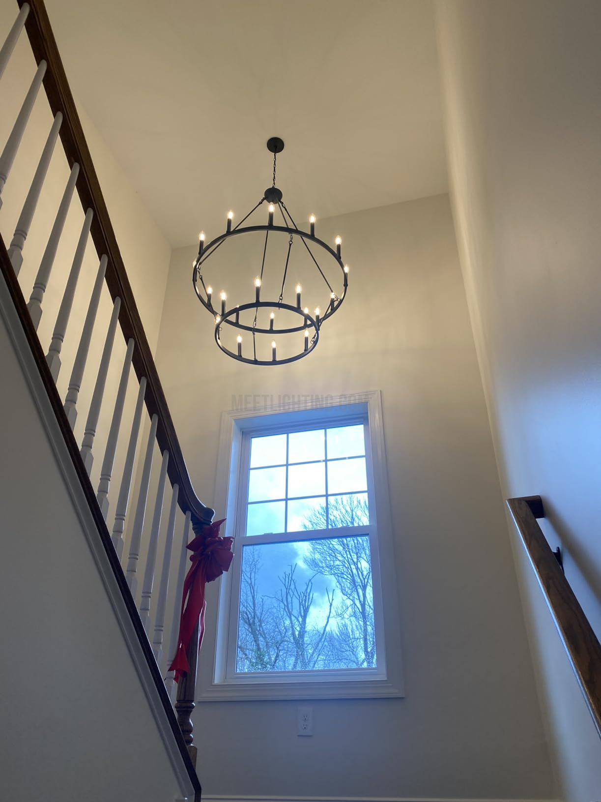 Camino Vintage Filament 2-tier Chandelier-MEET LIGHTING