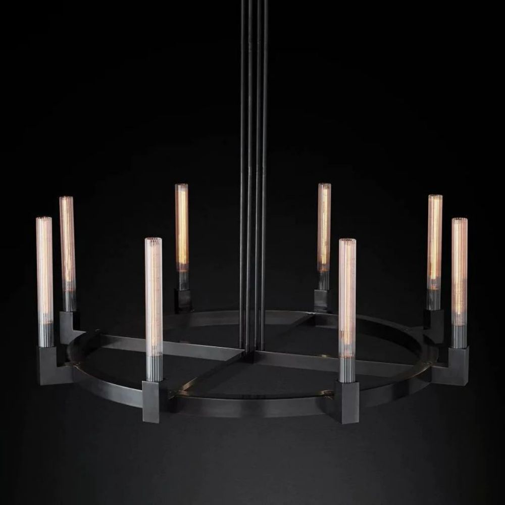 Cannel Round Chandelier-MEET LIGHTING