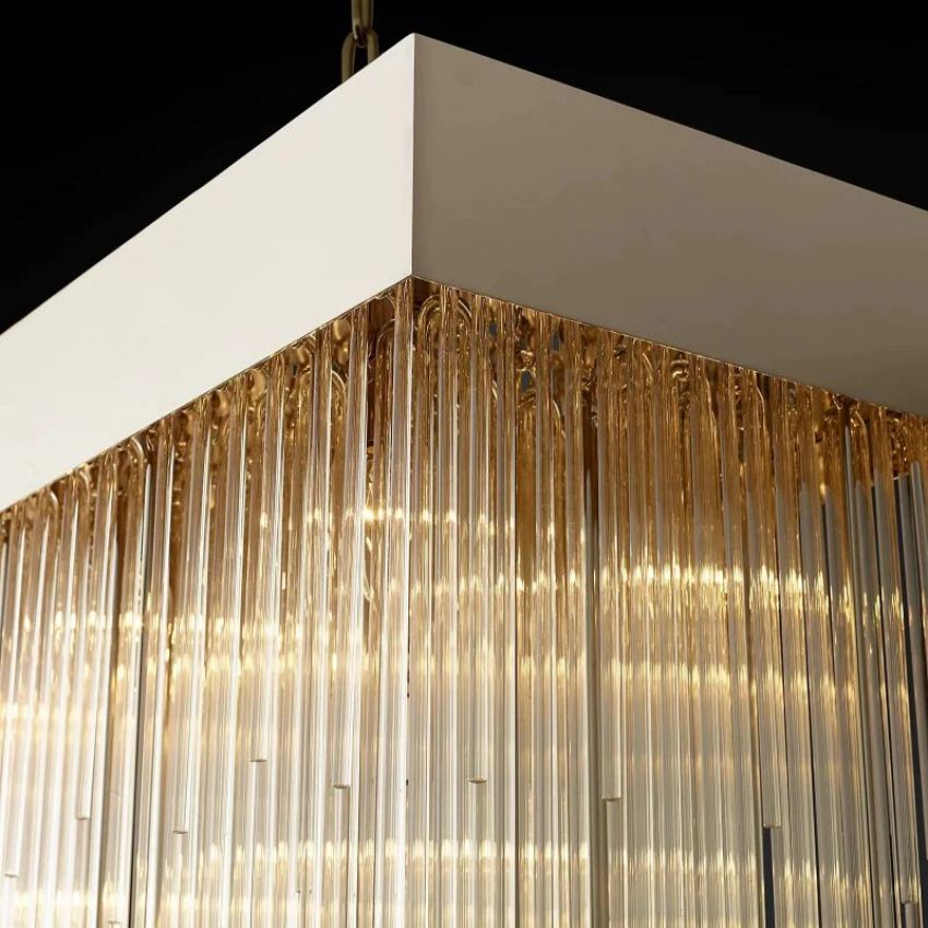 Casocada Rectangular Chandelier 54"