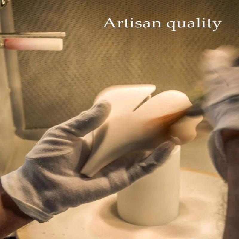 Ceramic Ginkgo C Branch Chandelier-MEET LIGHTING