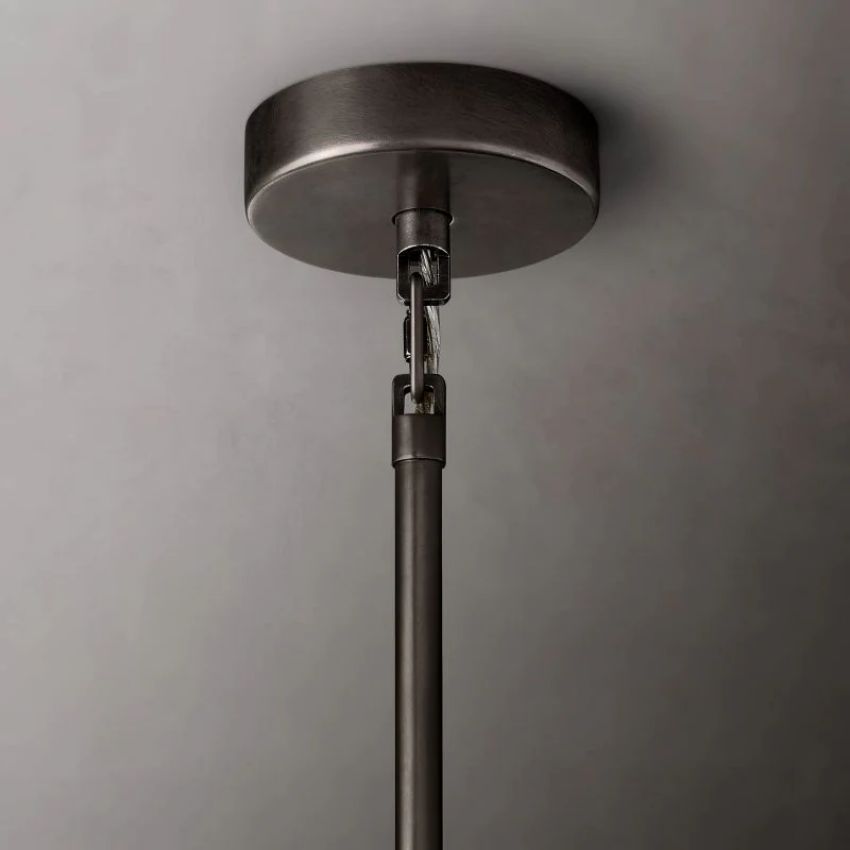 Chiaray Smoke Glass Square Chandelier 32"