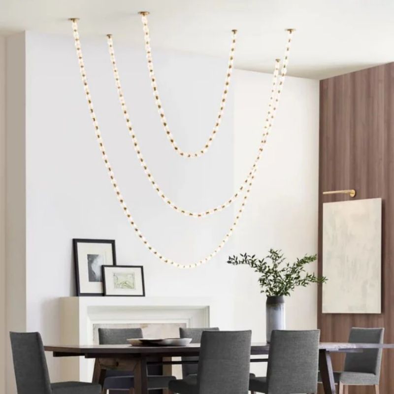 Charm Necklace Chandelier-MEET LIGHTING