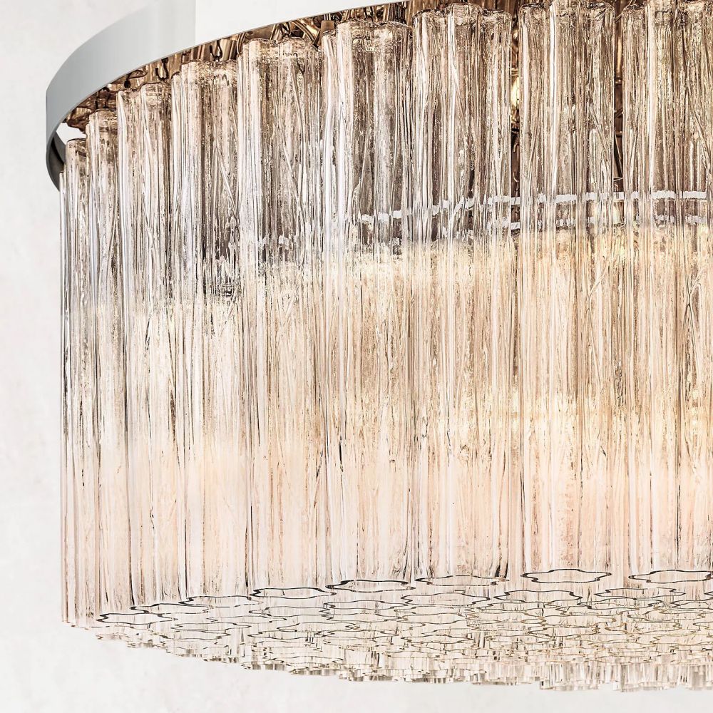 Clele Round Chandelier 48"-MEET LIGHTING