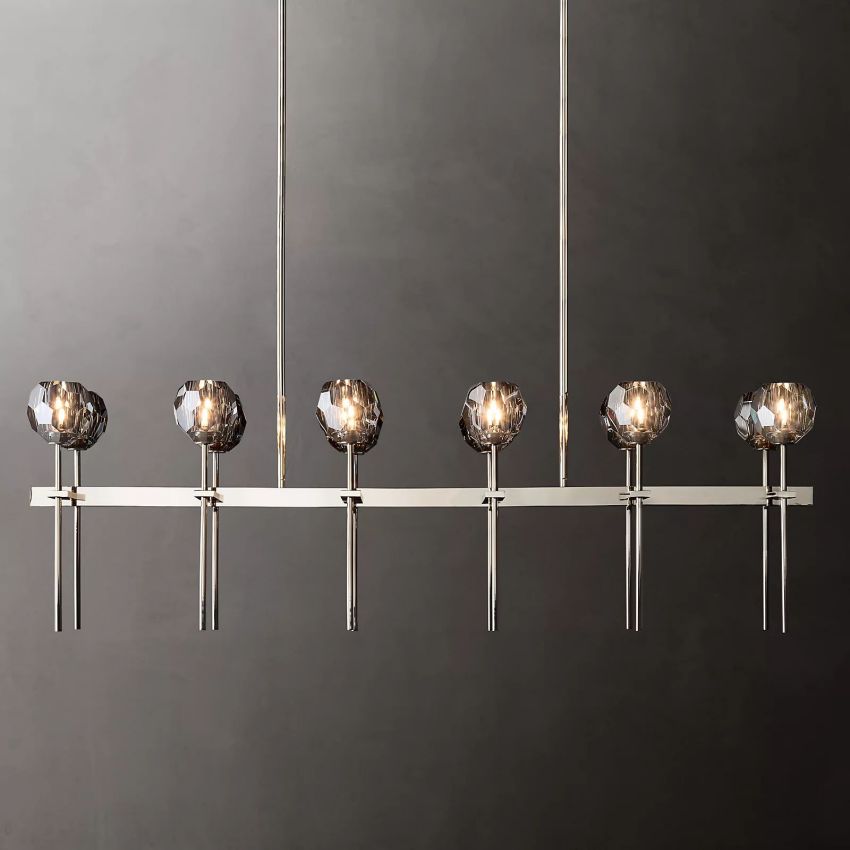 Boule Linear Chandelier-MEET LIGHTING