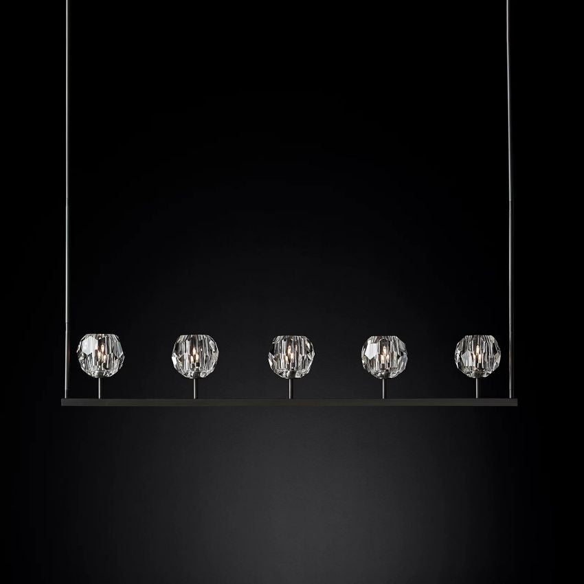 Boule Linear Chandelier-MEET LIGHTING
