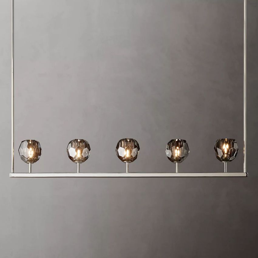 Boule Linear Chandelier-MEET LIGHTING