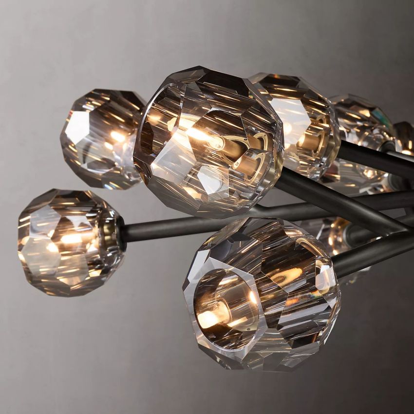 Boule Oval Chandelier 72"-MEET LIGHTING